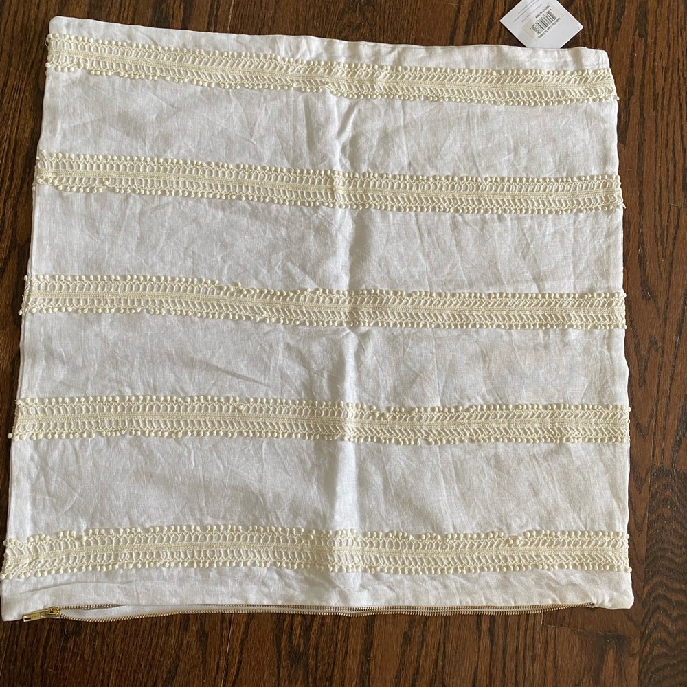 NWT Serena & Lily Sevilla white pillow cover